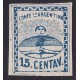 ARGENTINA 1860 GJ 6Ab CONFEDERACION VARIEDAD SIN GUARDA INFERIOR ESTAMPILLA NUEVA CON GOMA RARA U$ 70